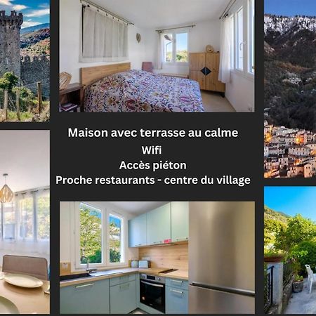 La Tiniera A Luceram - Maison Renovee 2023- Terrasse - Wifi - Village Des Creches Zewnętrze zdjęcie